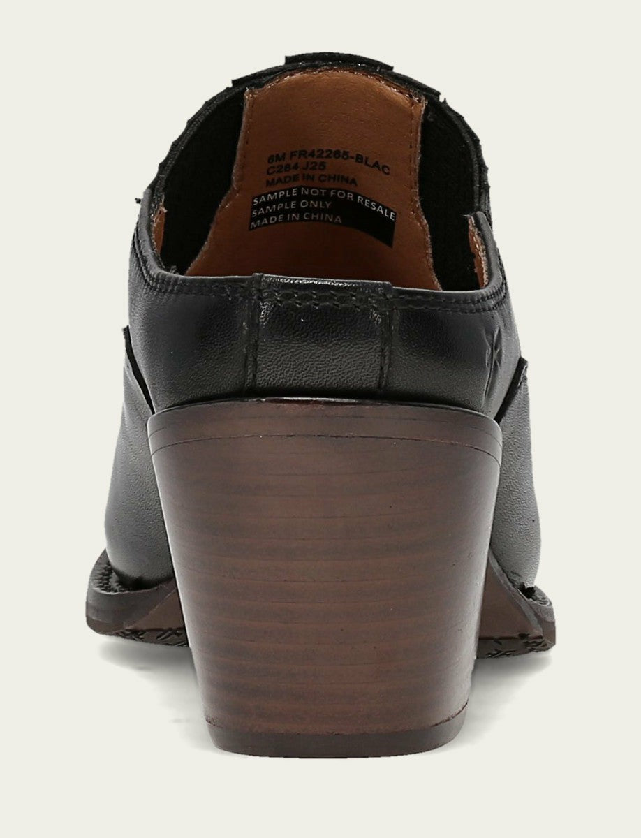 FRYE Women’s Black Smooth Leather Laila Mules