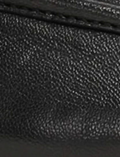 FRYE Women's Black Faith Chain Leather Mules