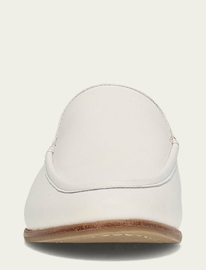 FRYE Women’s White Faith Leather Mules