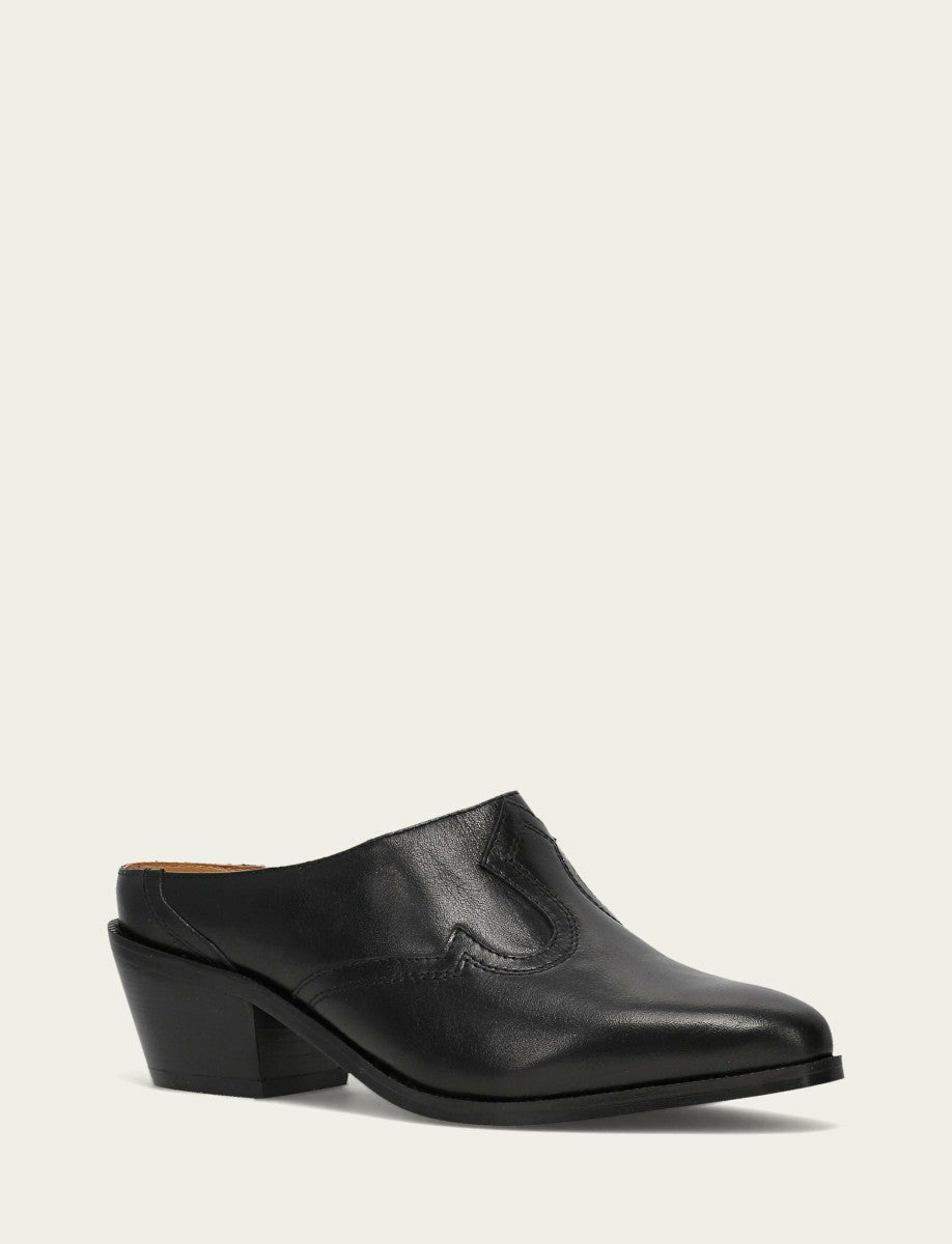 FRYE Women's Black Luna Mule