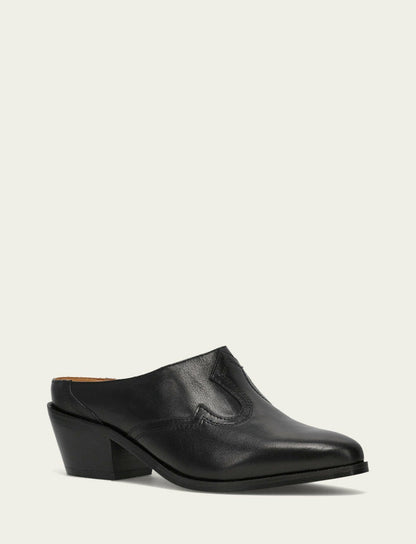 FRYE Women's Black Luna Mule