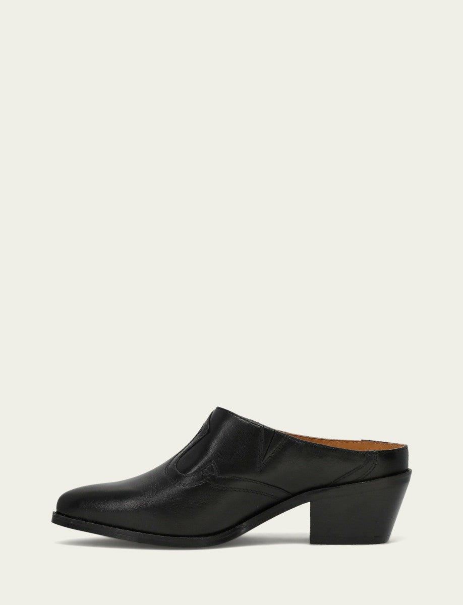 FRYE Women's Black Luna Mule