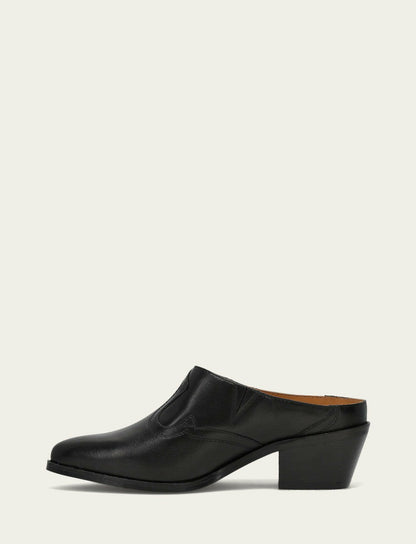 FRYE Women's Black Luna Mule