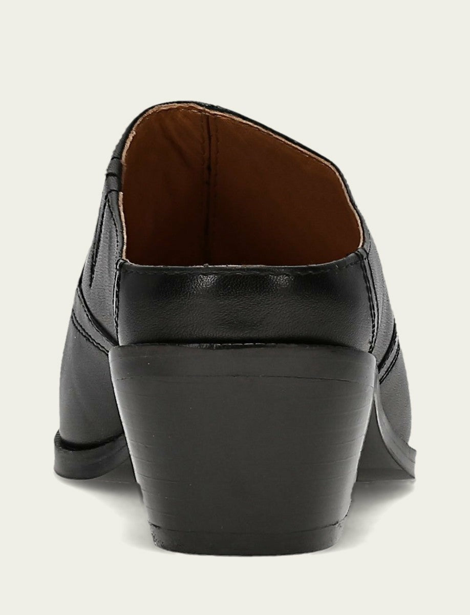 FRYE Women's Black Luna Mule