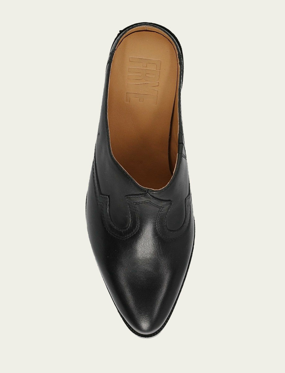 FRYE Women's Black Luna Mule