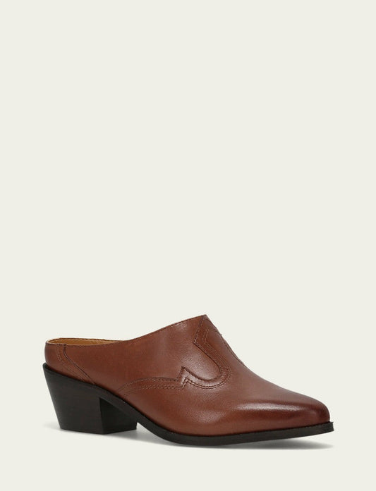 FRYE Women's Brown Luna Mule