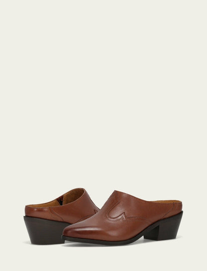 FRYE Women's Brown Luna Mule