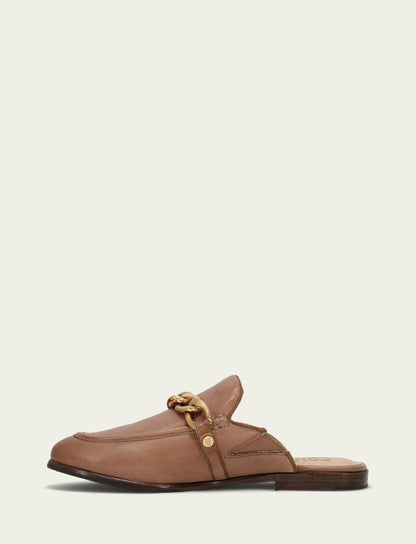 FRYE Women’s Dune Faith Chain Leather Mules