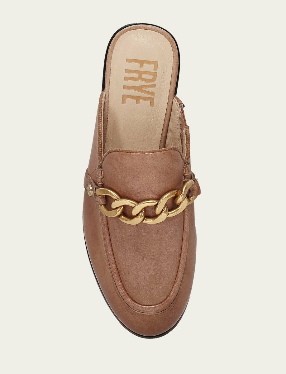 FRYE Women’s Dune Faith Chain Leather Mules