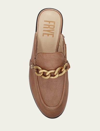 FRYE Women’s Dune Faith Chain Leather Mules