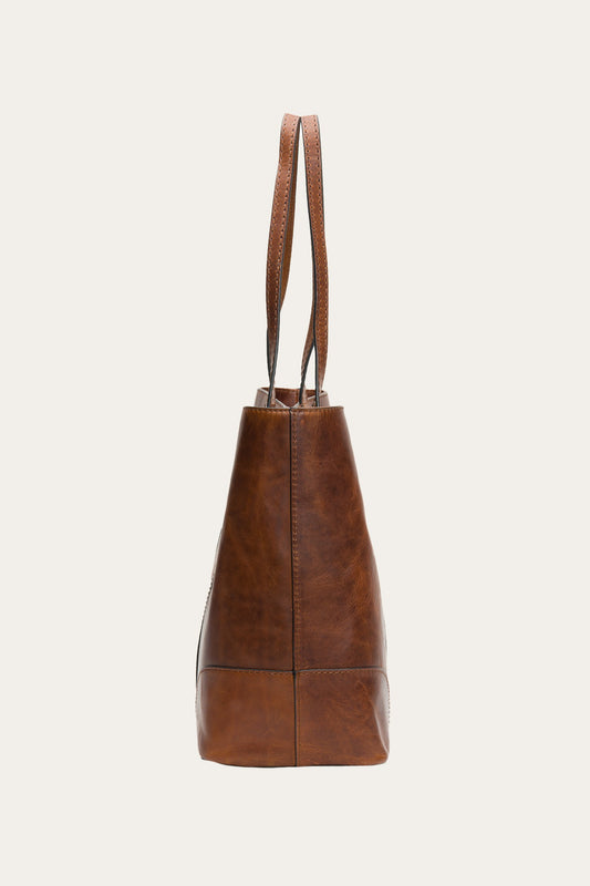 FRYE Melissa Cognac Shopper