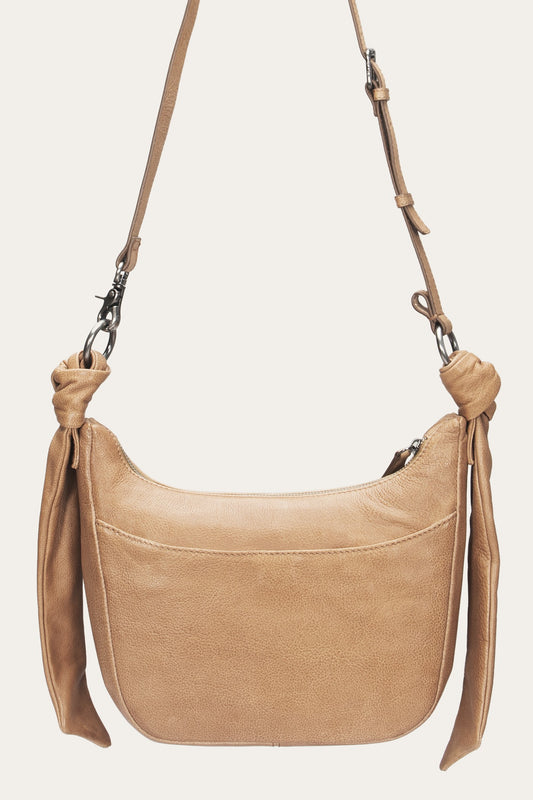 FRYE Women's Beige Nora Knotted Crossbody