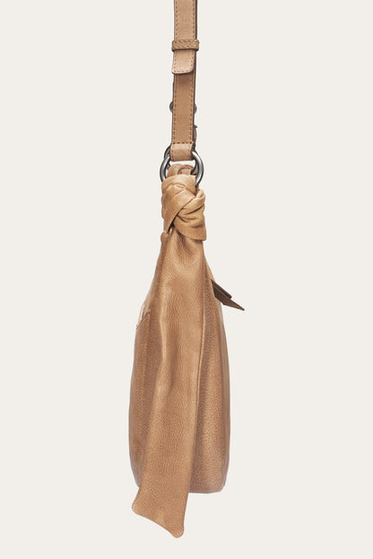 FRYE Women's Beige Nora Knotted Crossbody