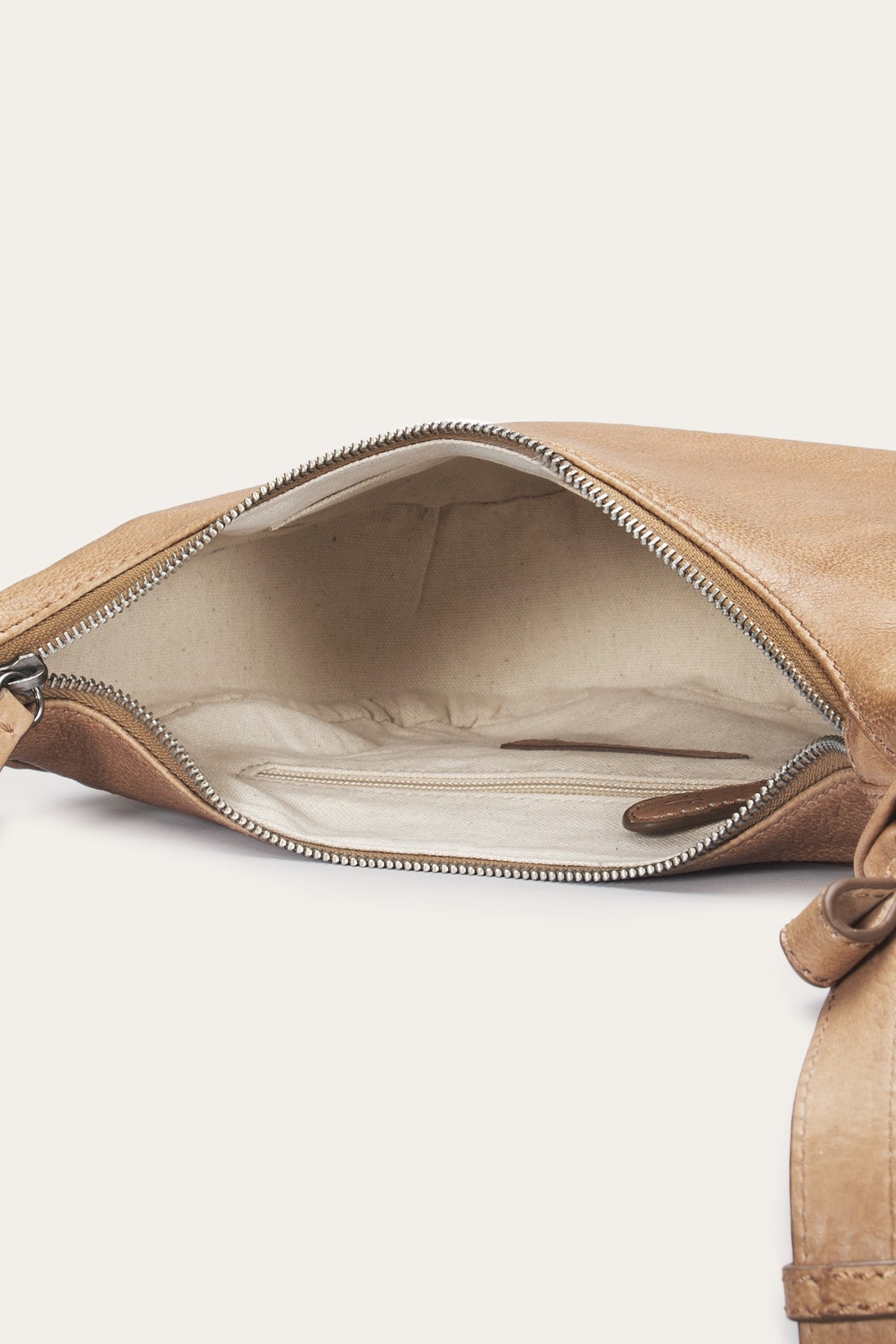 FRYE Women's Beige Nora Knotted Crossbody