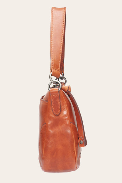 FRYE Women's Persimmon Melissa Leather Crossbody