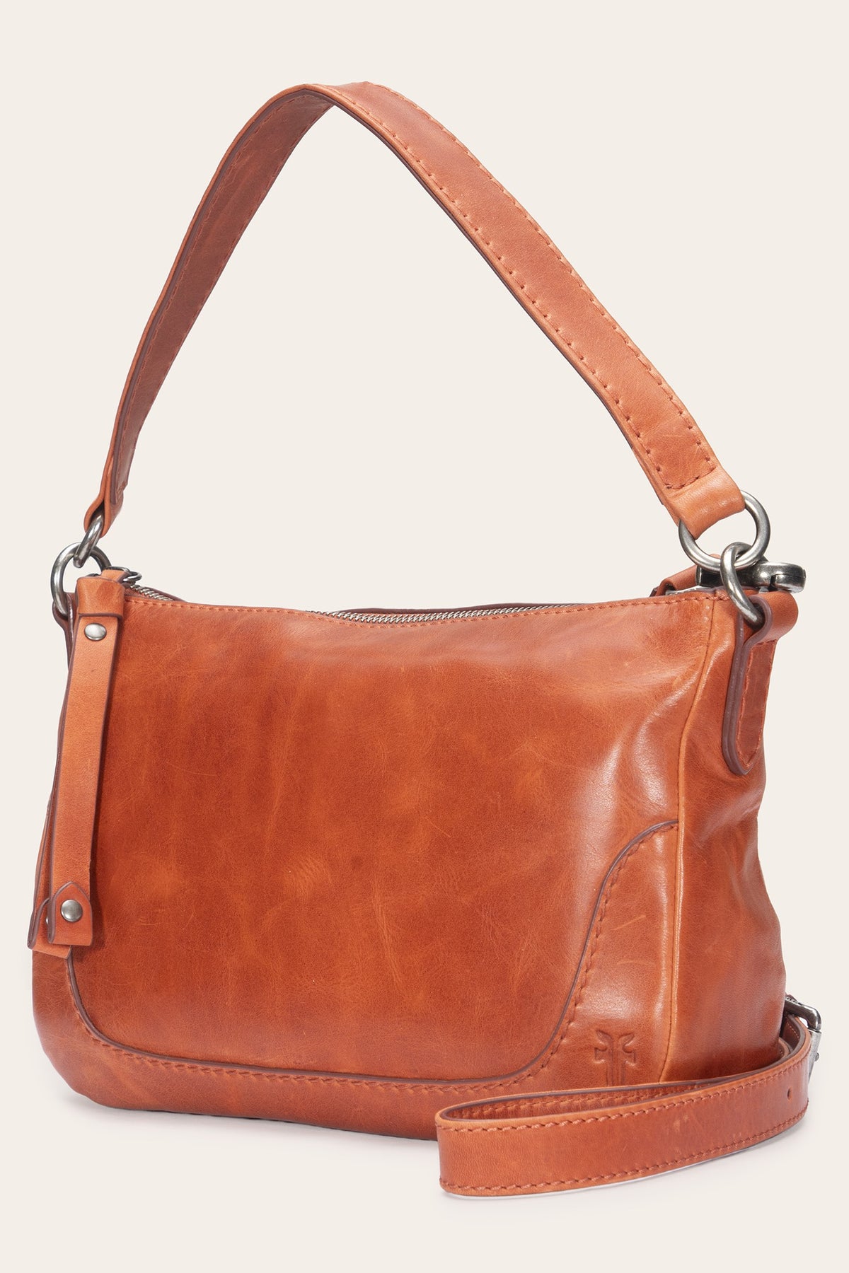 FRYE Women's Persimmon Melissa Leather Crossbody