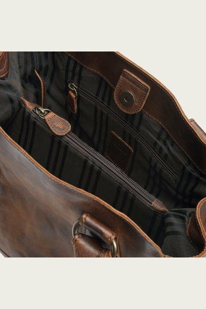 FRYE Melissa Dark Brown Tote