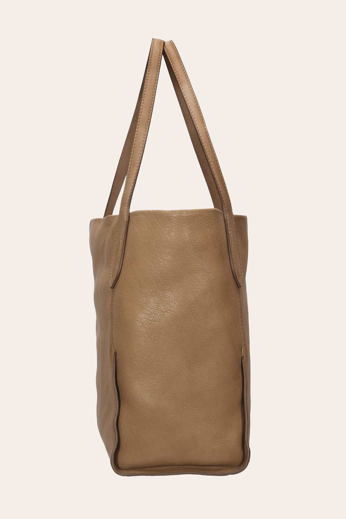 FRYE Women's Beige Campus Leather Tote