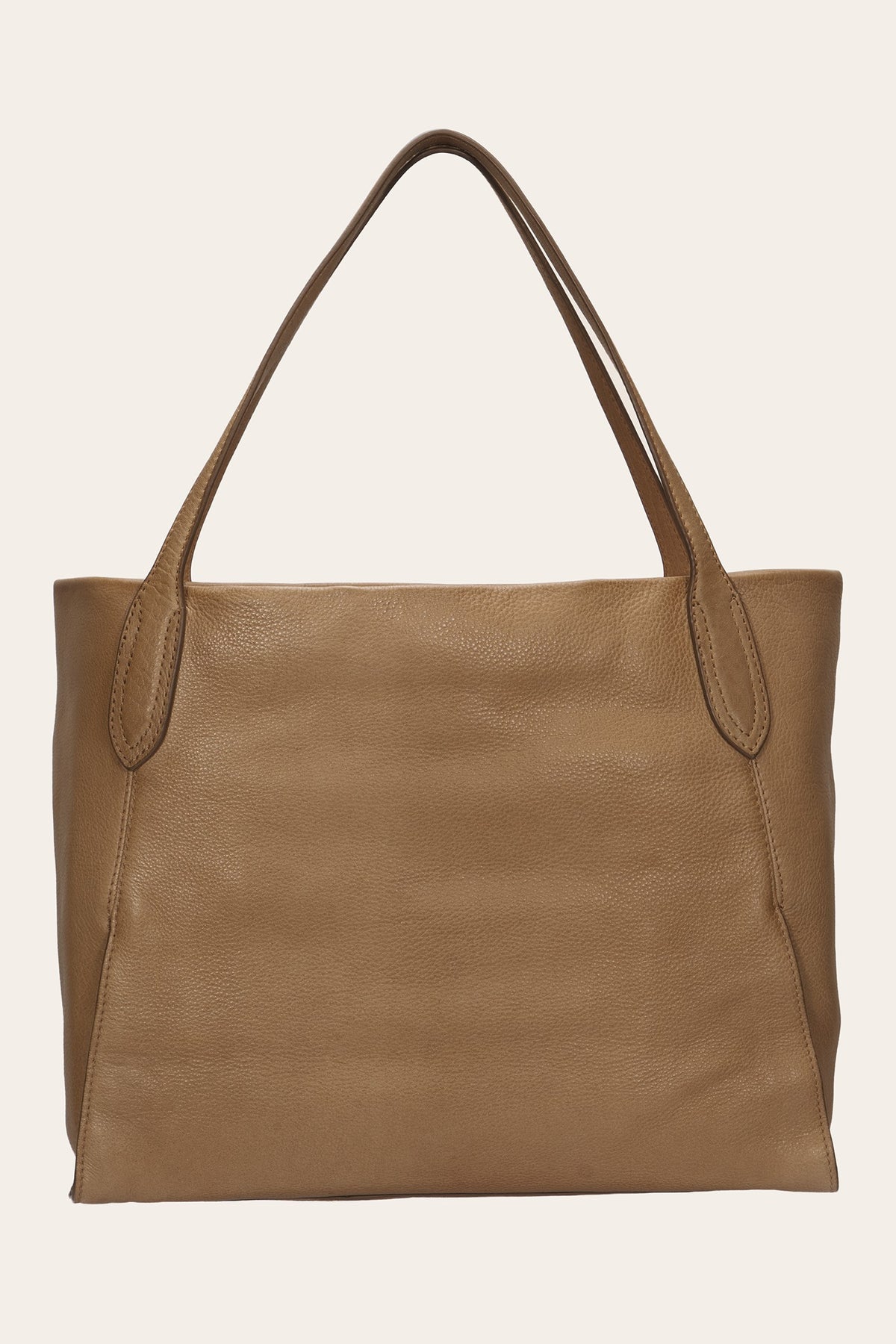 FRYE Women's Beige Campus Leather Tote