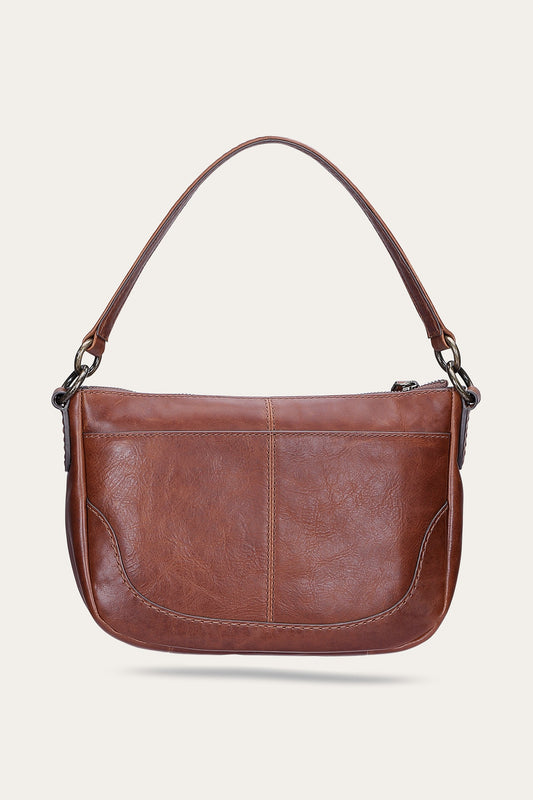 FRYE Melissa Cognac Crossbody
