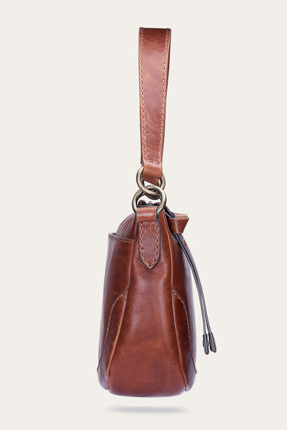 FRYE Melissa Cognac Crossbody