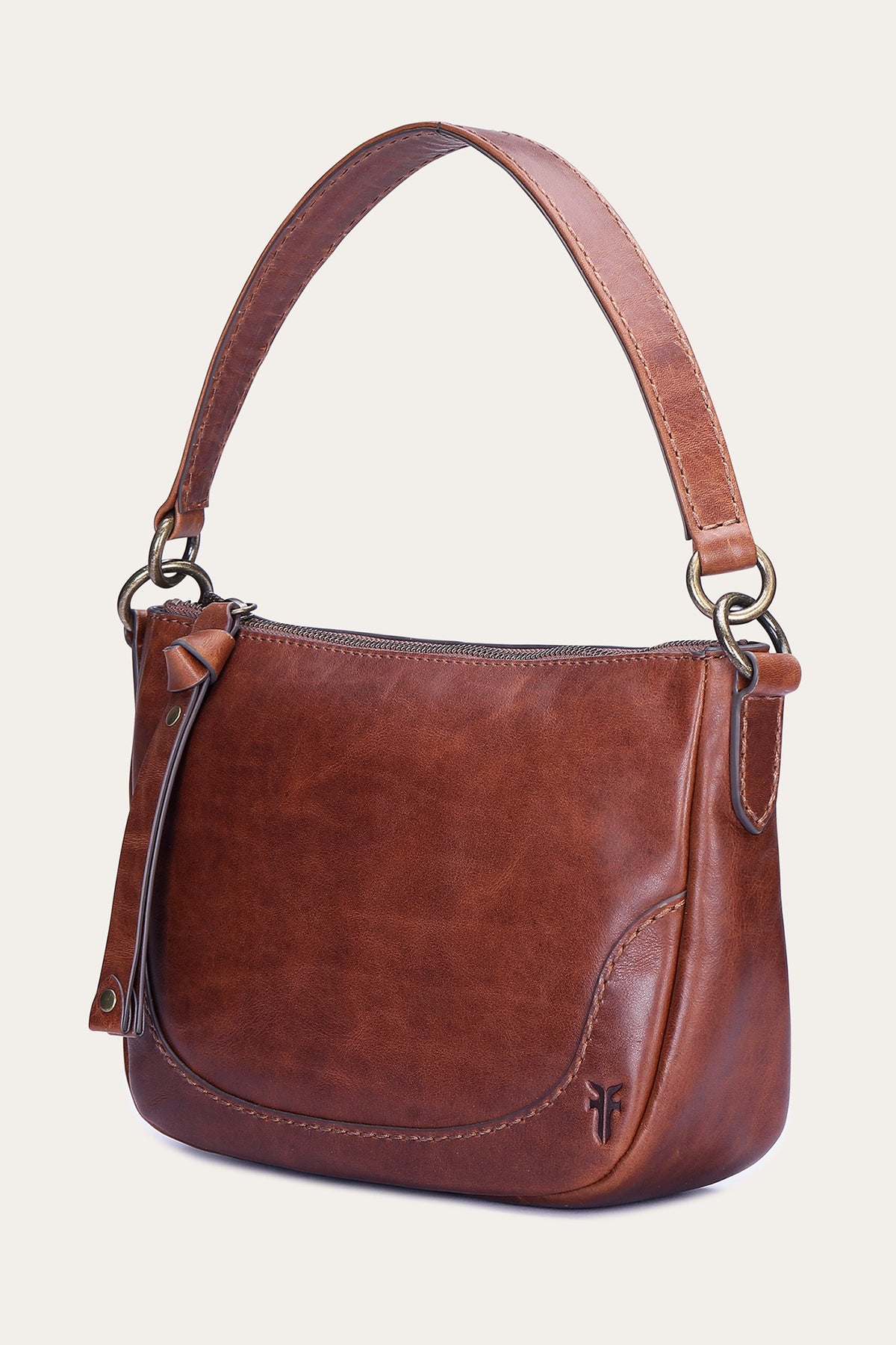 FRYE Melissa Cognac Crossbody