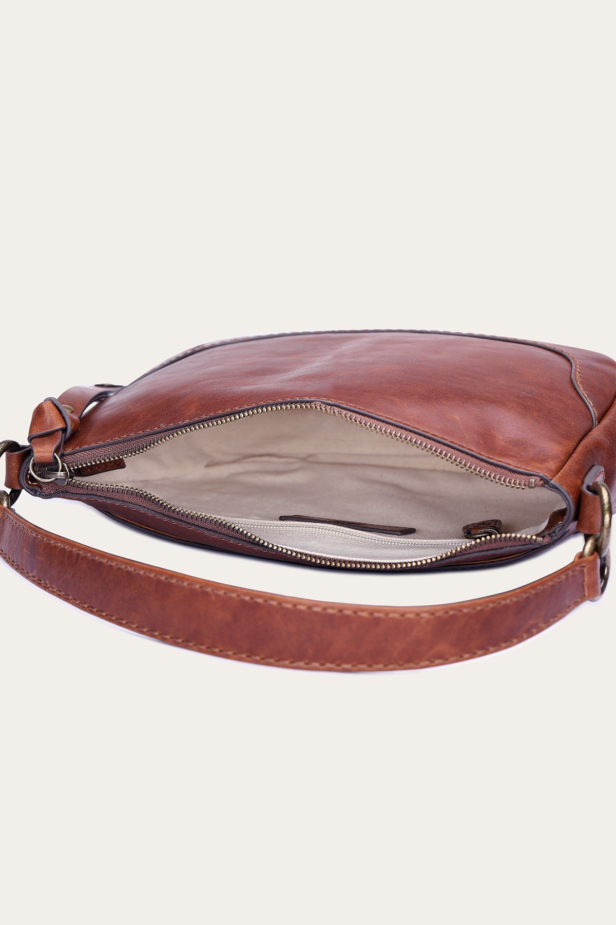 FRYE Melissa Cognac Crossbody
