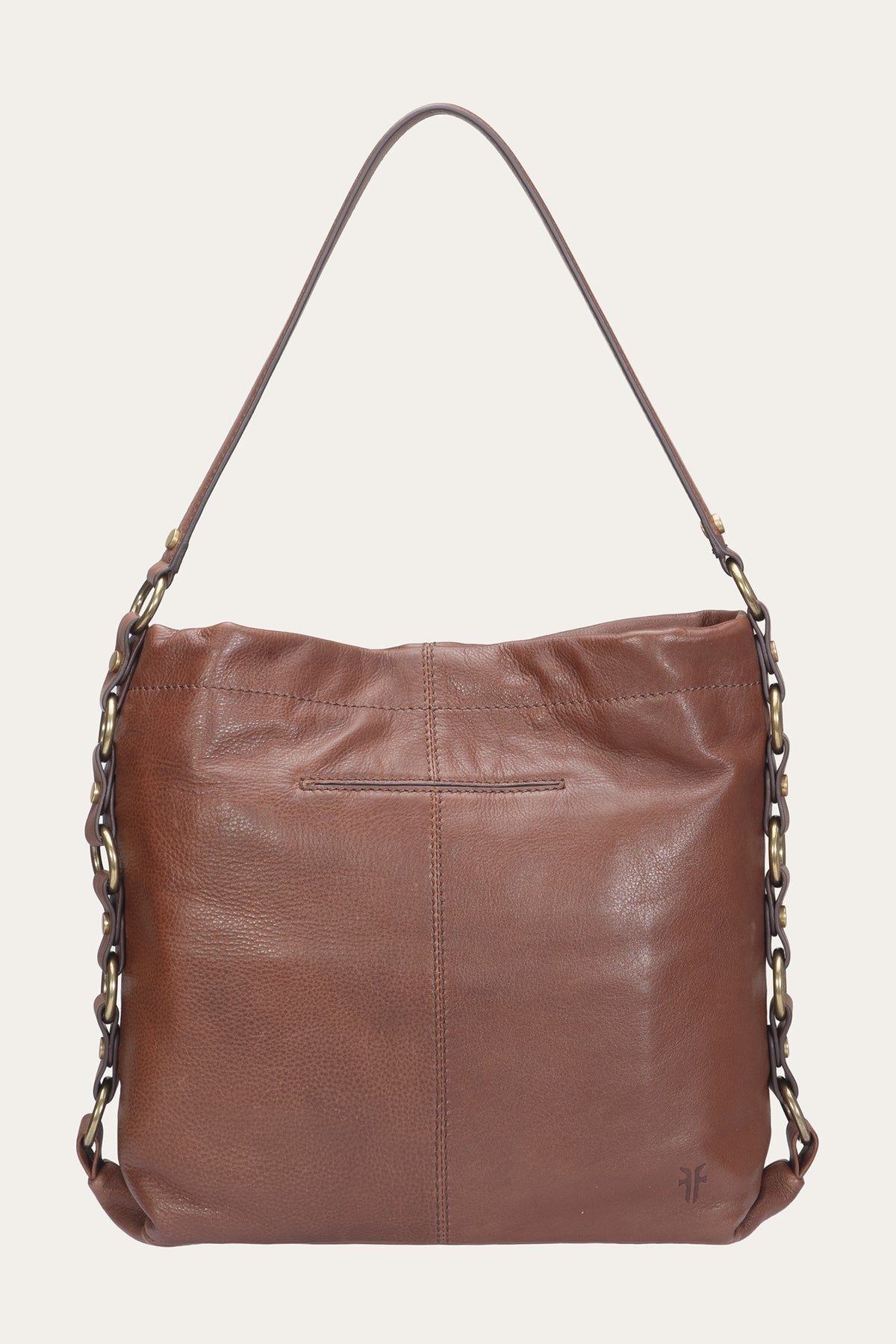 FRYE Women's Cognac Grace Small Hobo