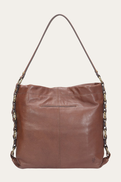 FRYE Women's Cognac Grace Small Hobo