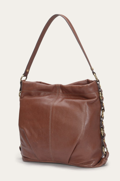 FRYE Women's Cognac Grace Small Hobo