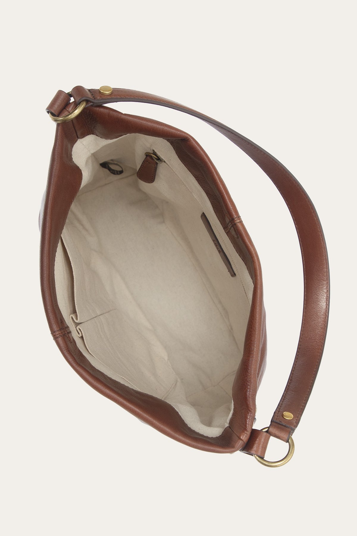 FRYE Women's Cognac Grace Small Hobo