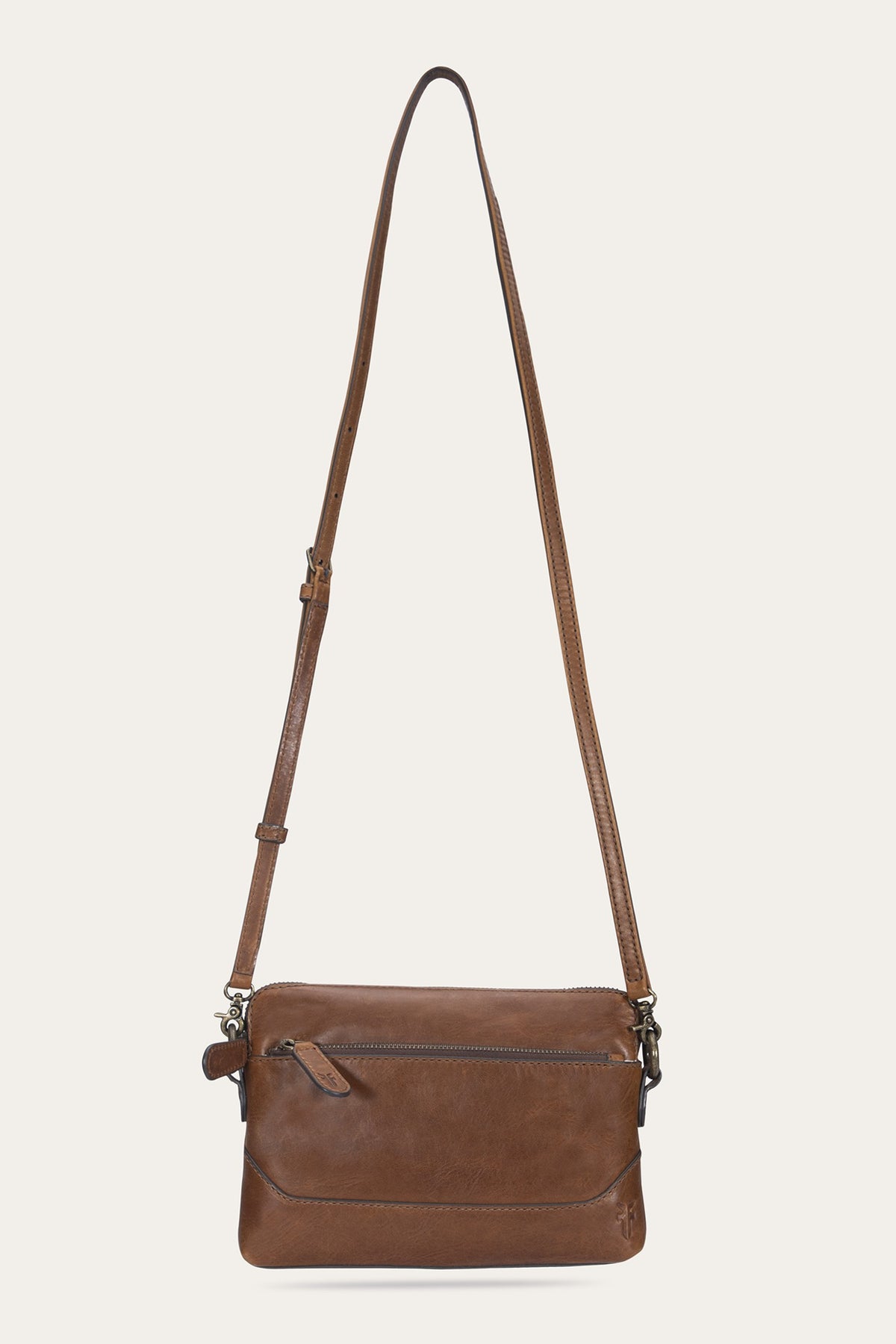 FRYE Melissa Cognac Crossbody Wristlet