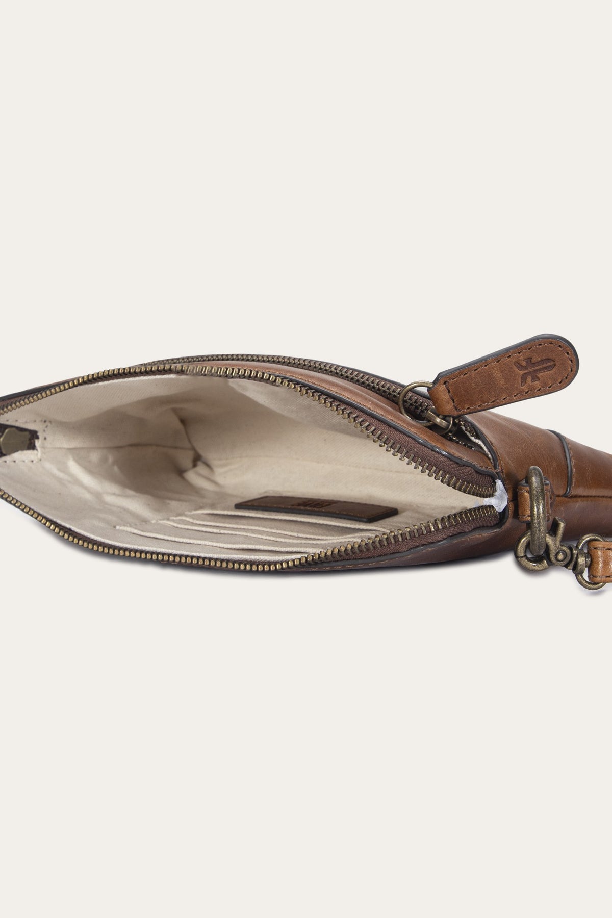 FRYE Melissa Cognac Crossbody Wristlet