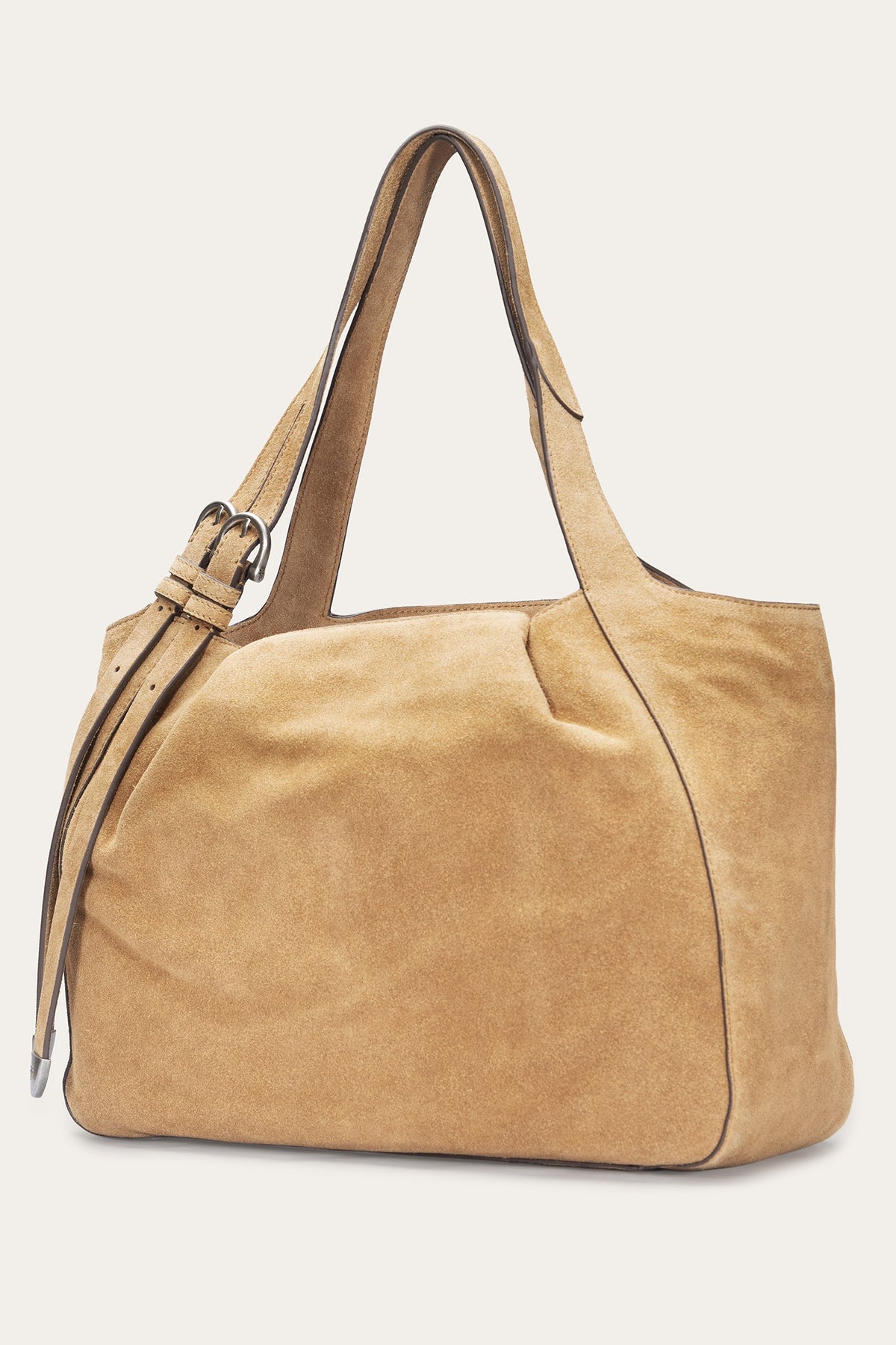 FRYE Women's Beige Heather Suede Tote