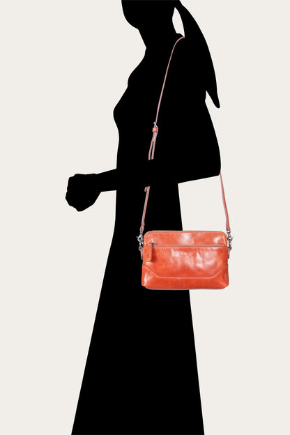 FRYE Women's Persimmon Melissa Crossbody Wristlet