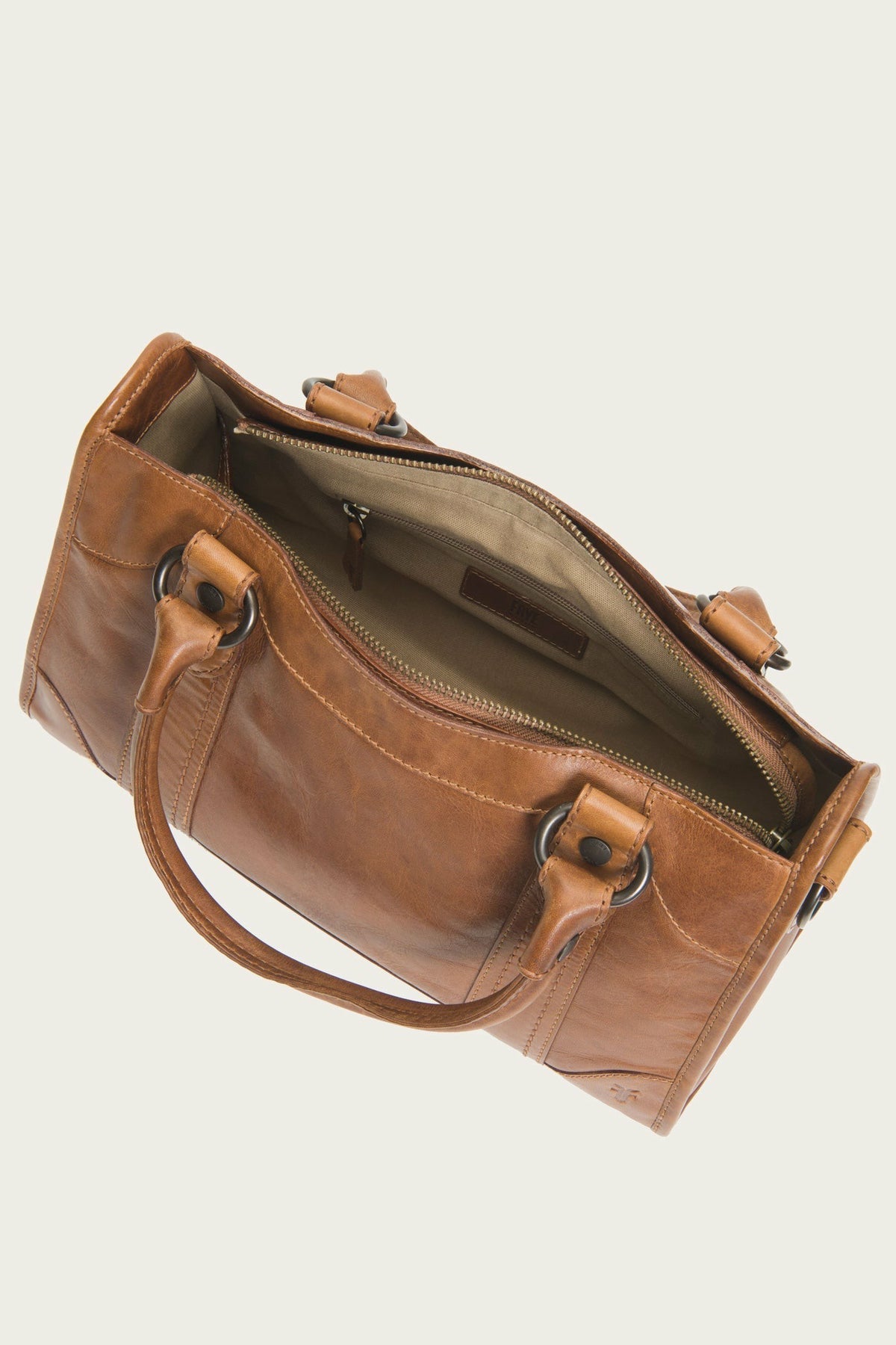 FRYE Melissa Cognac Satchel