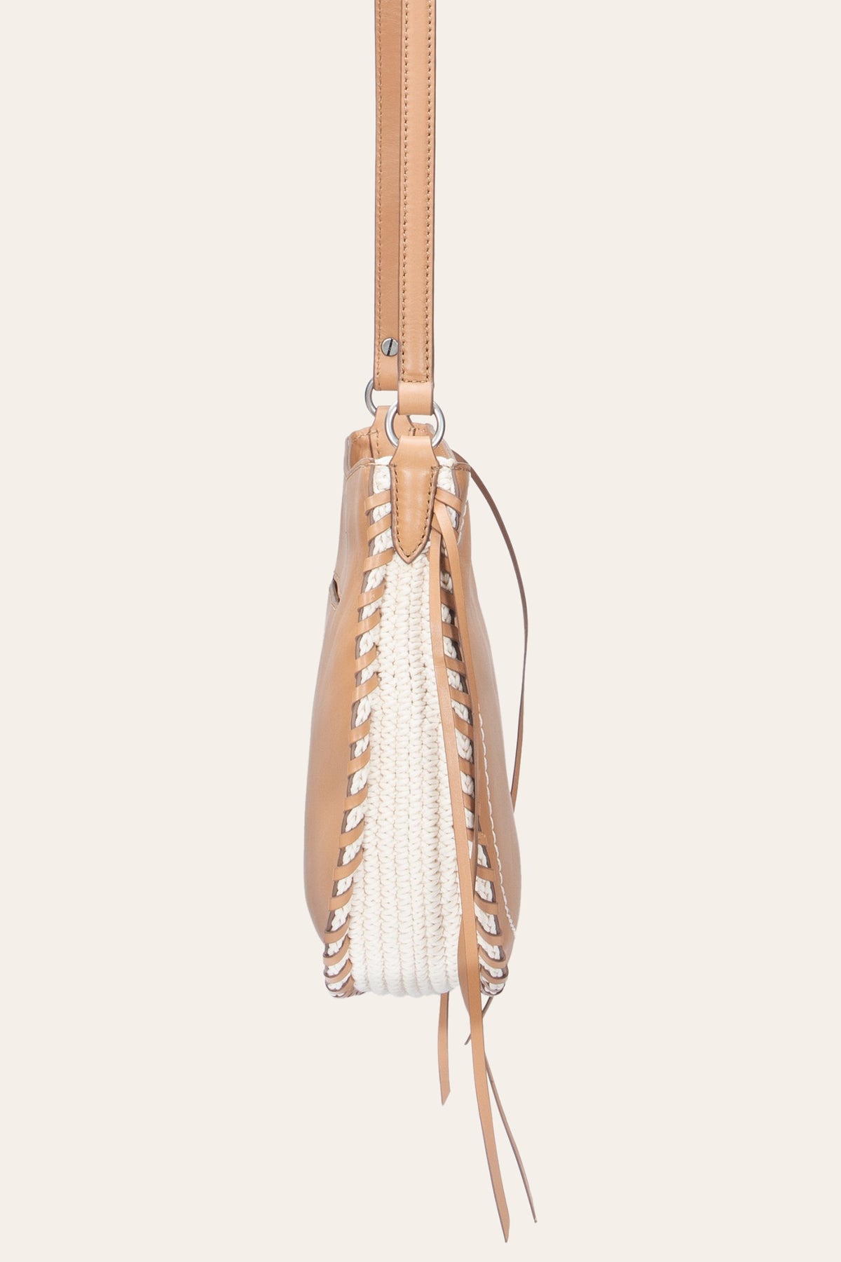 FRYE Women's Beige Convertible Crossbody Bag