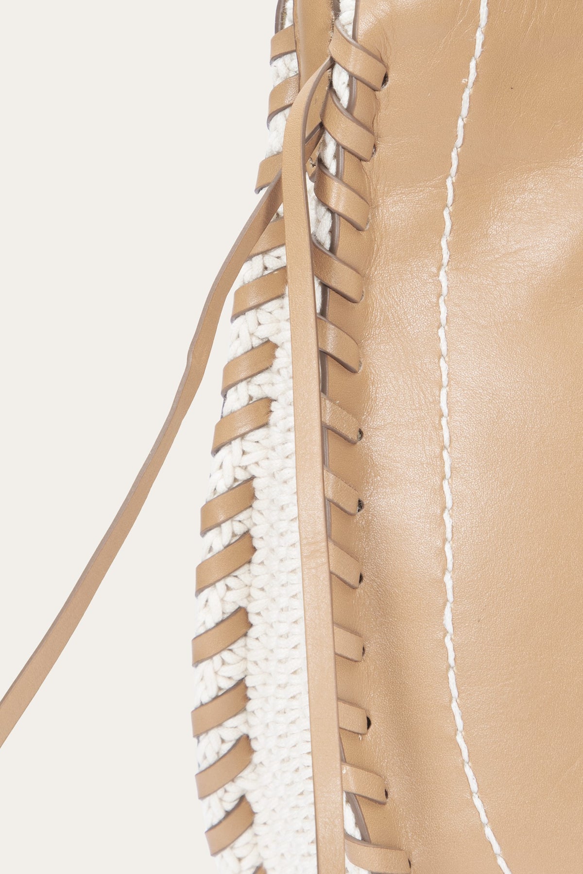 FRYE Women's Beige Convertible Crossbody Bag