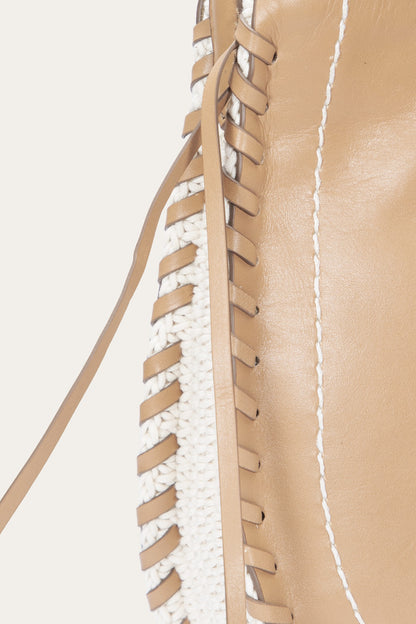 FRYE Women's Beige Convertible Crossbody Bag