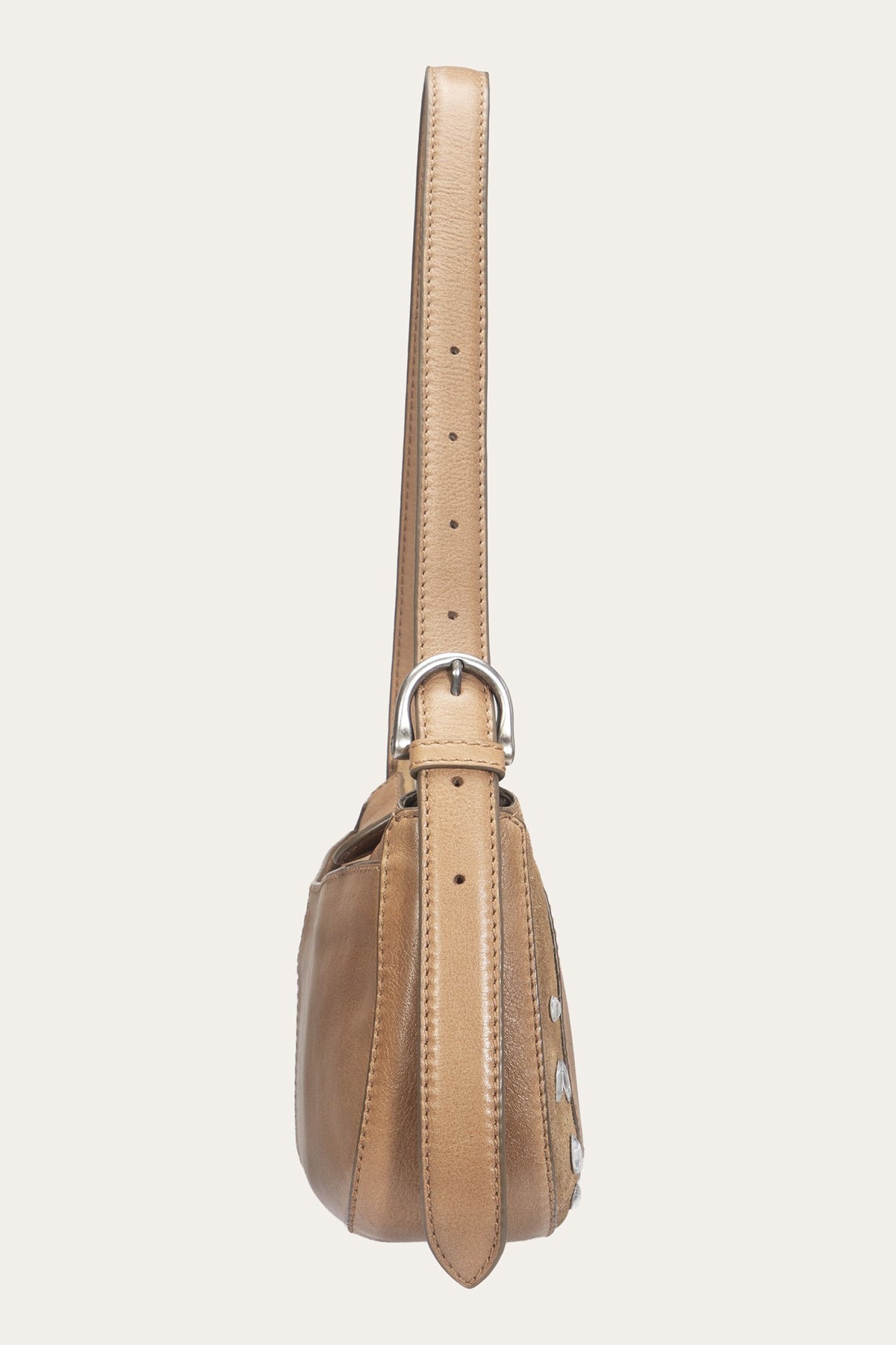 FRYE Women's Beige Laila Baguette