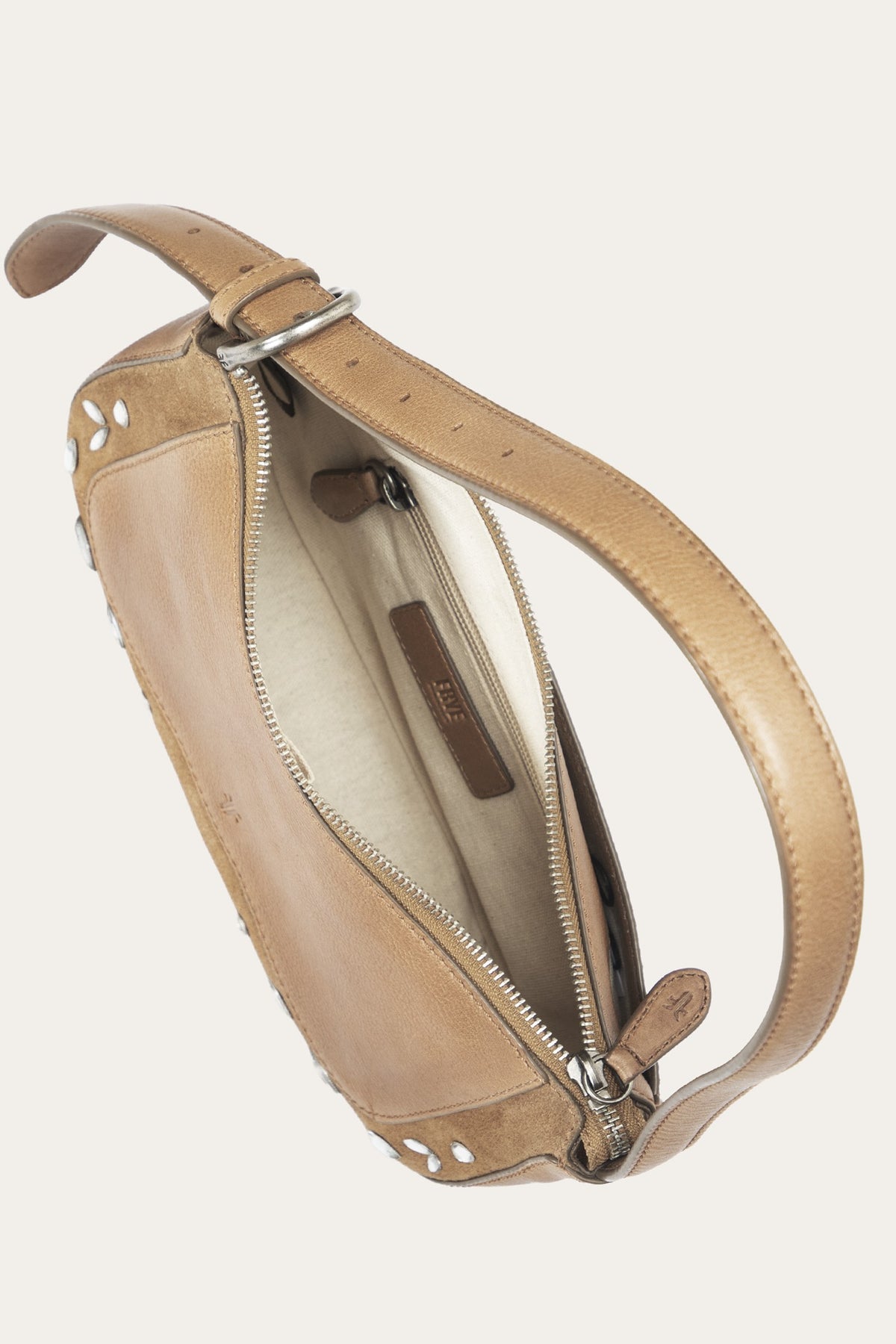 FRYE Women's Beige Laila Baguette