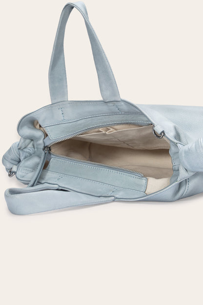 FRYE Women's Light Sky Nora Knotted Satchel