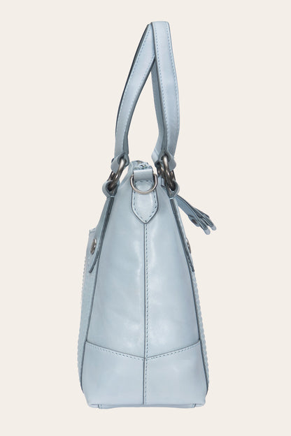 FRYE Women's Light Sky Melissa Medium Leather Satchel