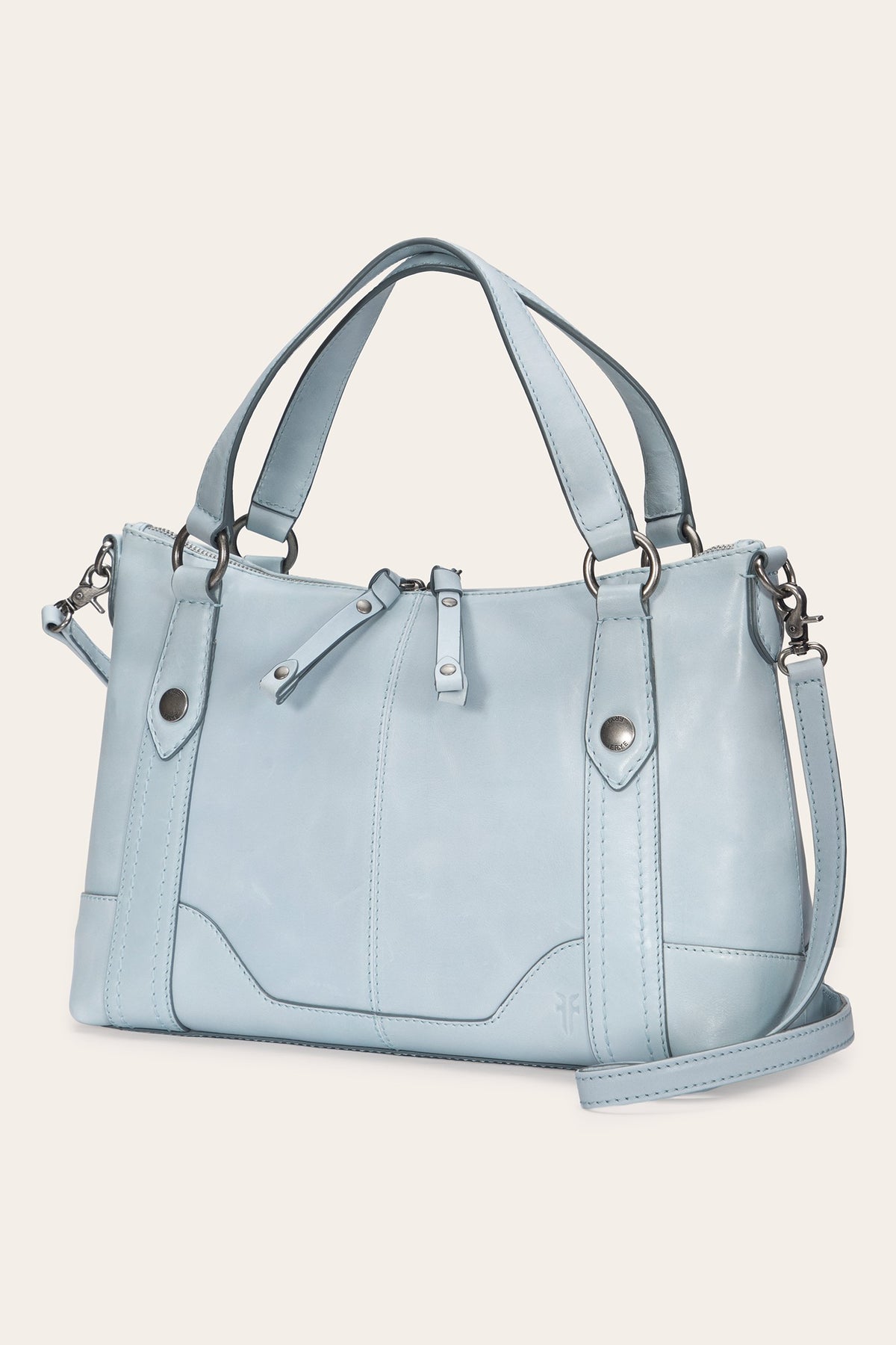 FRYE Women's Light Sky Melissa Medium Leather Satchel