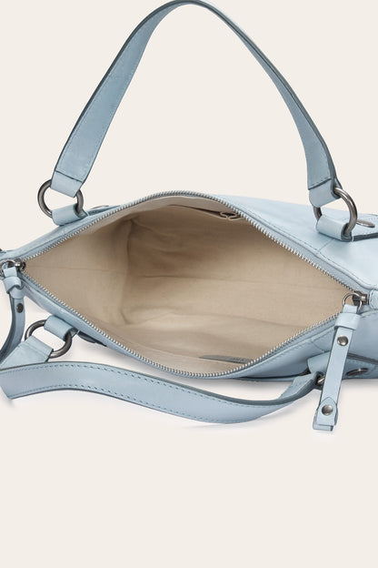 FRYE Women's Light Sky Melissa Medium Leather Satchel