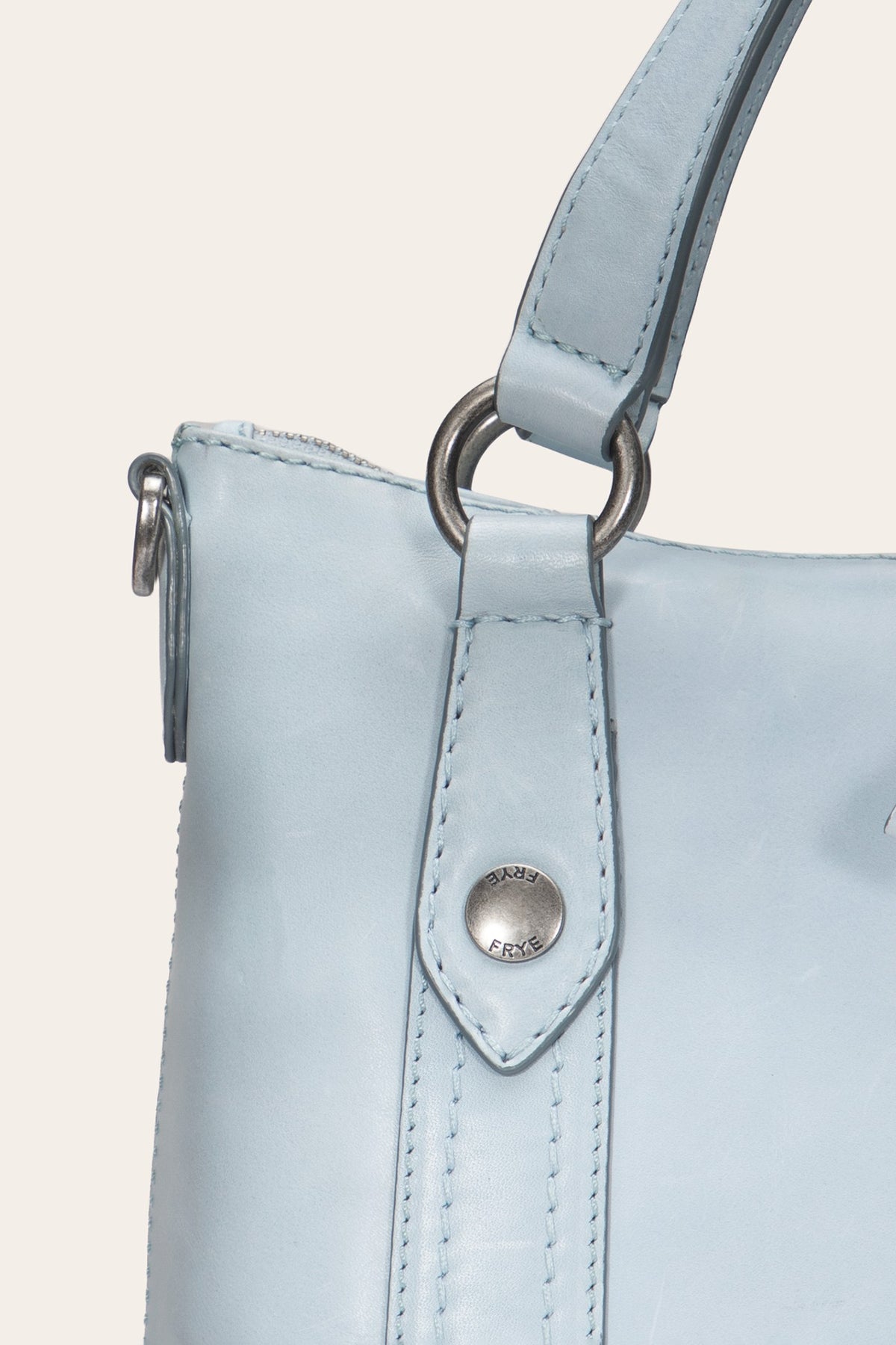 FRYE Women's Light Sky Melissa Medium Leather Satchel