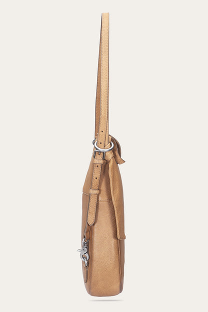 FRYE Women's Nora Backpack Hobo Bag (Beige)