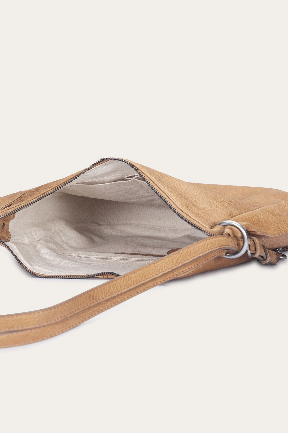 FRYE Women's Nora Backpack Hobo Bag (Beige)