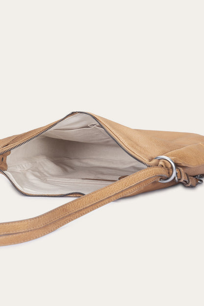 FRYE Women's Nora Backpack Hobo Bag (Beige)
