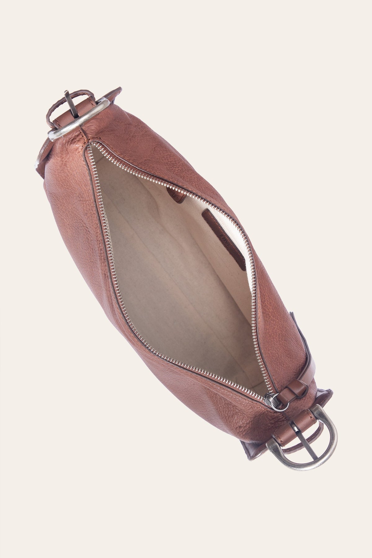 FRYE Women's Cognac Carla Studded Shoulder Bag